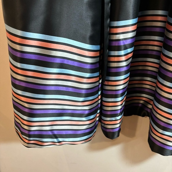 WOODWARDS Sz L-XL Mid  Length Unique Lining Buttoned Vintage Persian Lamb Coat - Picture 9 of 12